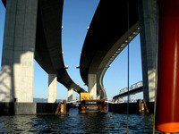 The new Bay Bridge, under construction