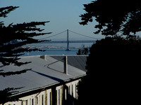 Bay Bridge from Alcatraz Island