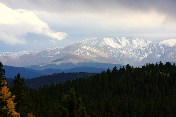 Mount Evans in the distance