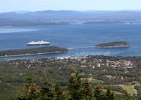 Bar Harbor and Frenchman Bay from Cadillac Mountain, Acadia NP