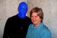 Bobbi with a Blue Man