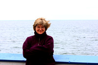 Bobbi on the San Clemente Pier