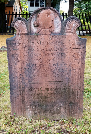 Headstone of one of the early Burts that can still be found...